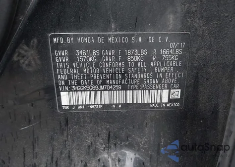 2018 Honda Fit Sport from USA, damaged, VIN 3HGGK5G69JM704259